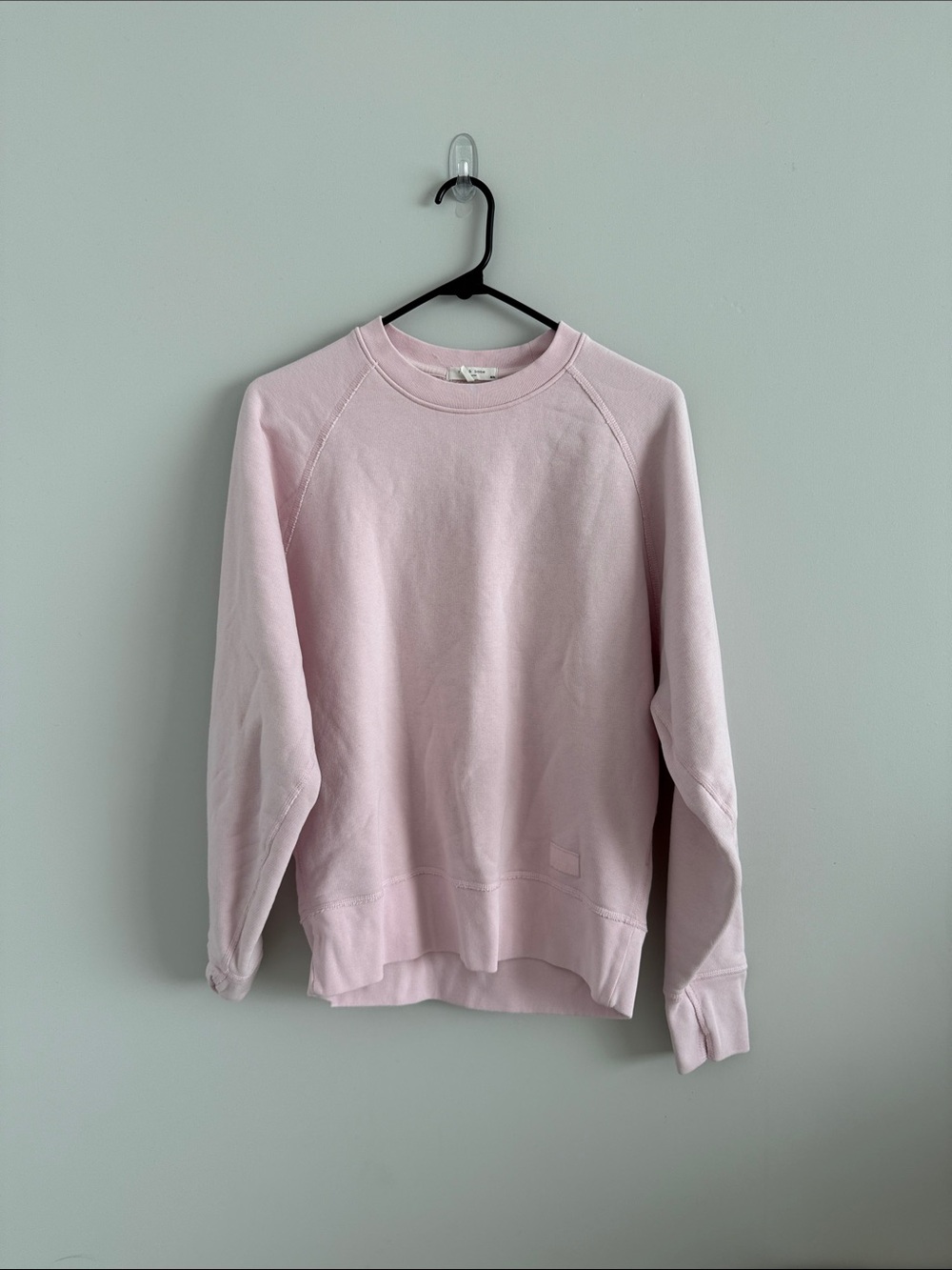 rag & bone Pale Pink Crewneck Sweatshirt